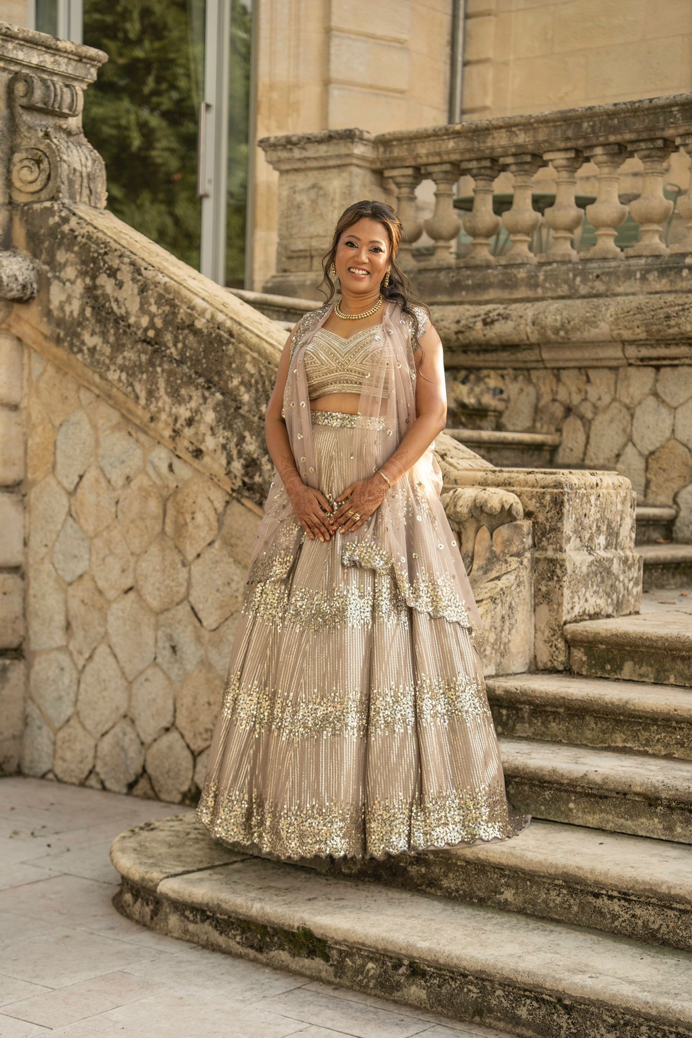 Maquillage mariée chateau